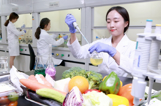 현대그린푸드 식품위생연구소. 현대그린푸드 제공